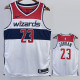 22/23 Wizards JORDAN #23 White Top Quality Hot Pressing NBA Jersey