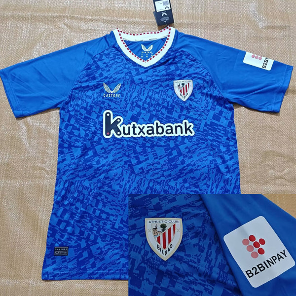 24/25 Bilbao  Away  Fans Soccer Jersey(新左袖广告）