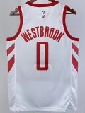 2018/2019 ROCKETS WESTBROOK #0 White Home Top Quality Hot Pressing NBA Jersey