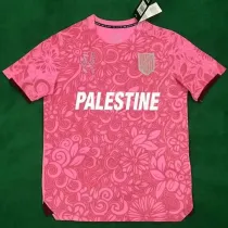 24/25 Palestino Deportivo Pink (English version) Fans Soccer Jersey(英文版）