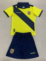 24/25 Ecuador Yellow Kids Soccer Jersey