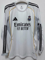 25/26 RMA  Home  Long Sleeve Fans  Soccer Jersey
