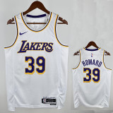 Lakers HOWARD # 39 White Top Quality Hot Pressing NBA Jersey