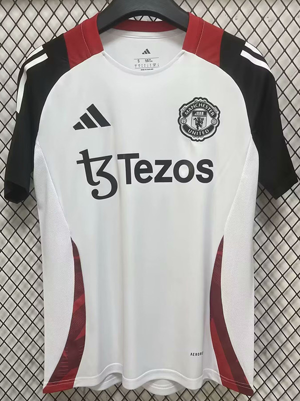 25/26  Man Utd White  Puzzle Training Shirts