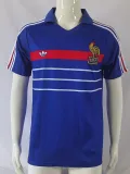 1982/1984 France Home Retro Soccer Jersey