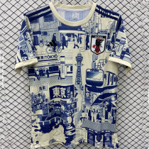 2024 Japan  Fashion Royal Blue  Edition Fans Soccer Jersey