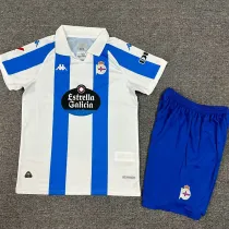 24/25 La Coruna Home Kids Soccer Jersey