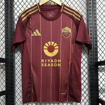 24/25 Roma Home  Fans Soccer Jersey