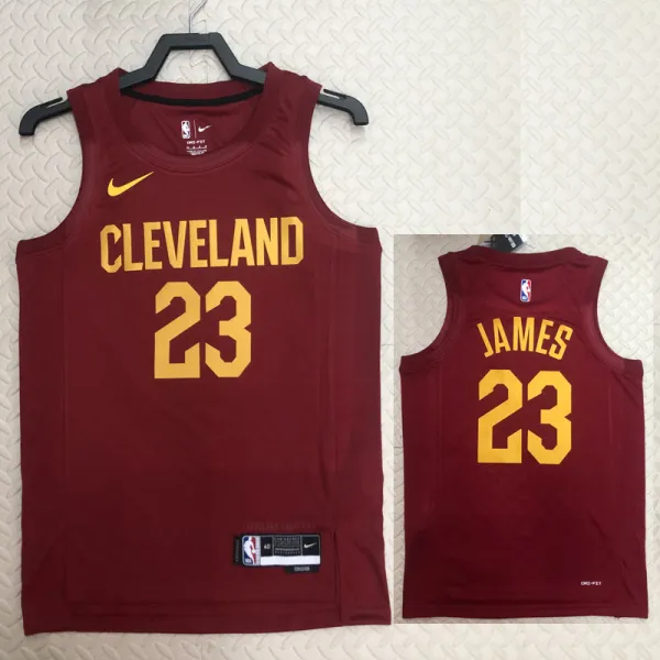 22/23 Cleveland Cavaliers JAMES #23 Red Top Quality Hot Pressing NBA Jersey