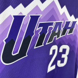 23/24 JAZZ MARKKANEN #23 Purple City Edition Top Quality Hot Pressing NBA Jersey