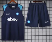 24/25 Napoli Dark Blue Tank top and shorts suit