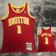 04/05 ROCKRTS McGRADY #1 Red Retro Top Quality Hot Pressing NBA Jersey
