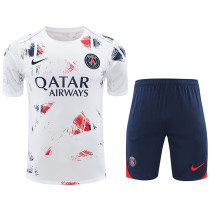 24/25 PSG White Training Short Suit