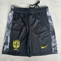 24/25  Brazil  Black &Grey Shorts Pants