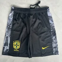 24/25  Brazil  Black &Grey Shorts Pants