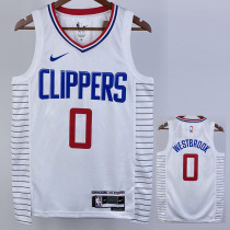 22/23 Clippers WESTBROOK #0 White Top Quality Hot Pressing NBA Jersey