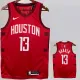 2018/19 ROCKETS HARDEN #13 Red Retro Top Quality Hot Pressing NBA Jersey