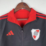 23/24 River Plate Black & Red Double Sided Windbreaker (双面风衣)
