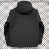 24/25 F702 Jordan Black Single Layer Windbreaker (连帽冲锋衣）