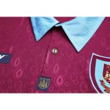 1995/1997 West Ham Home Long Sleeve Retro Soccer Jersey （西汉姆主长袖)