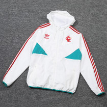 24/25 Flamengo White Windbreaker