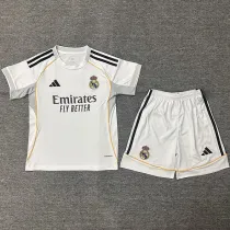25/26 RMA Home Kids Soccer Jersey