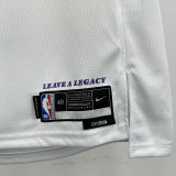 22/23 LAKERS DONCIC'#77 White City Edition Top Quality Hot Pressing NBA Jersey(V领）