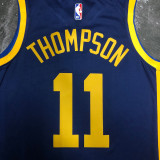 22/23 WARRIORS THOMPSON #11 Royal blue Top Quality Hot Pressing NBA Jersey (Trapeze Edition)