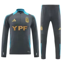 24/25 Argentina Grey Half Pull Tracksuit (半拉链)