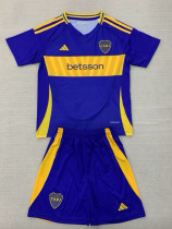 24/25 Boca Juniors Home Kids Soccer Jersey