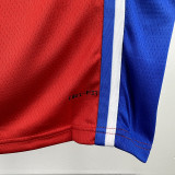 22/23 76ERS GEORGE  # 8 Red Flying Man Top Quality Hot Pressing NBA Jersey飞人版