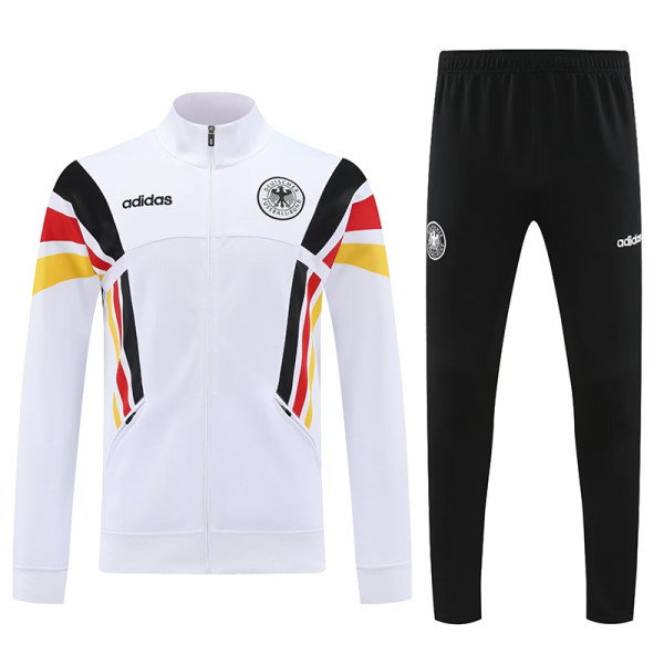 24/25  Germany White & Red and Black Shoulders Jacket Tracksuit （红黑肩）