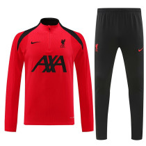 24/25  LIV Red Player version Half Pull Tracksuit  (球员版、半拉链)