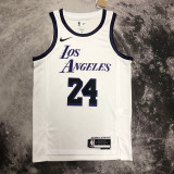 22/23 LAKERS BRYANT #24 White City Edition Top Quality Hot Pressing NBA Jersey
