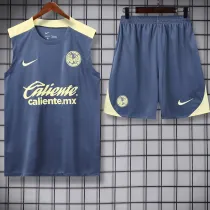 24/25 Club America Grey Tank top and shorts suit