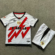 24/25 Rayo Vallecano Home  Kids Soccer Jersey
