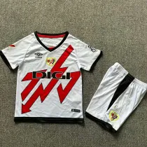 24/25 Rayo Vallecano Home  Kids Soccer Jersey