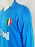1987/1988 Napoli Home Long Sleeve Retro Soccer Jersey (长袖)