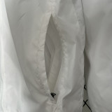 2024 New Nk White Green Windbreaker(白绿）