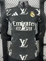 25/26 RMA Letter Edition Black  Player Version Soccer Jersey