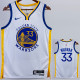 22/23 WARRIORS WISEMAN #33 White Top Quality Hot Pressing NBA Jersey (V领)
