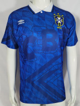 1991/1993 Brazil Away Retro Soccer Jersey