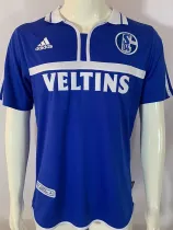 2000/2002 Schalke 04 Home  Retro  Soccer Jersey