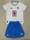 24/25 Cruz Azul Away Kids Soccer Jersey