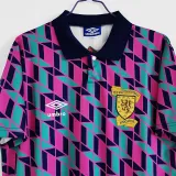 1988/1989 Scotland Away Retro Soccer Jersey