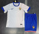 24/25 France Away Kids Soccer Jersey