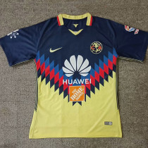 2018 Club America Royal Blue Retro Soccer Jersey