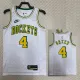 22/23 ROCKETS GREEN #4 White Top Quality Hot Pressing NBA Jersey (Retro Logo)