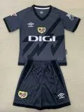 24/25 Rayo Vallecano Third  Kids Soccer Jersey