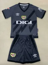 24/25 Rayo Vallecano Third  Kids Soccer Jersey